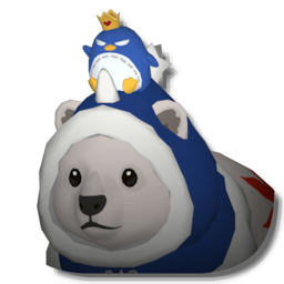 企鵝王與小熊