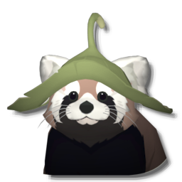 淺棕色小熊貓