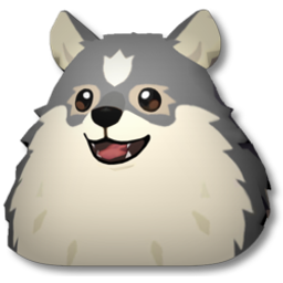 銀灰色博美犬