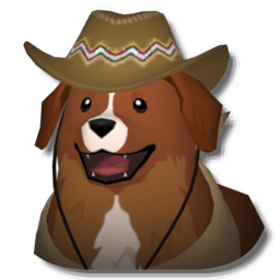 深棕色獵犬