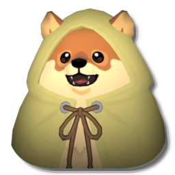 棕色博美犬